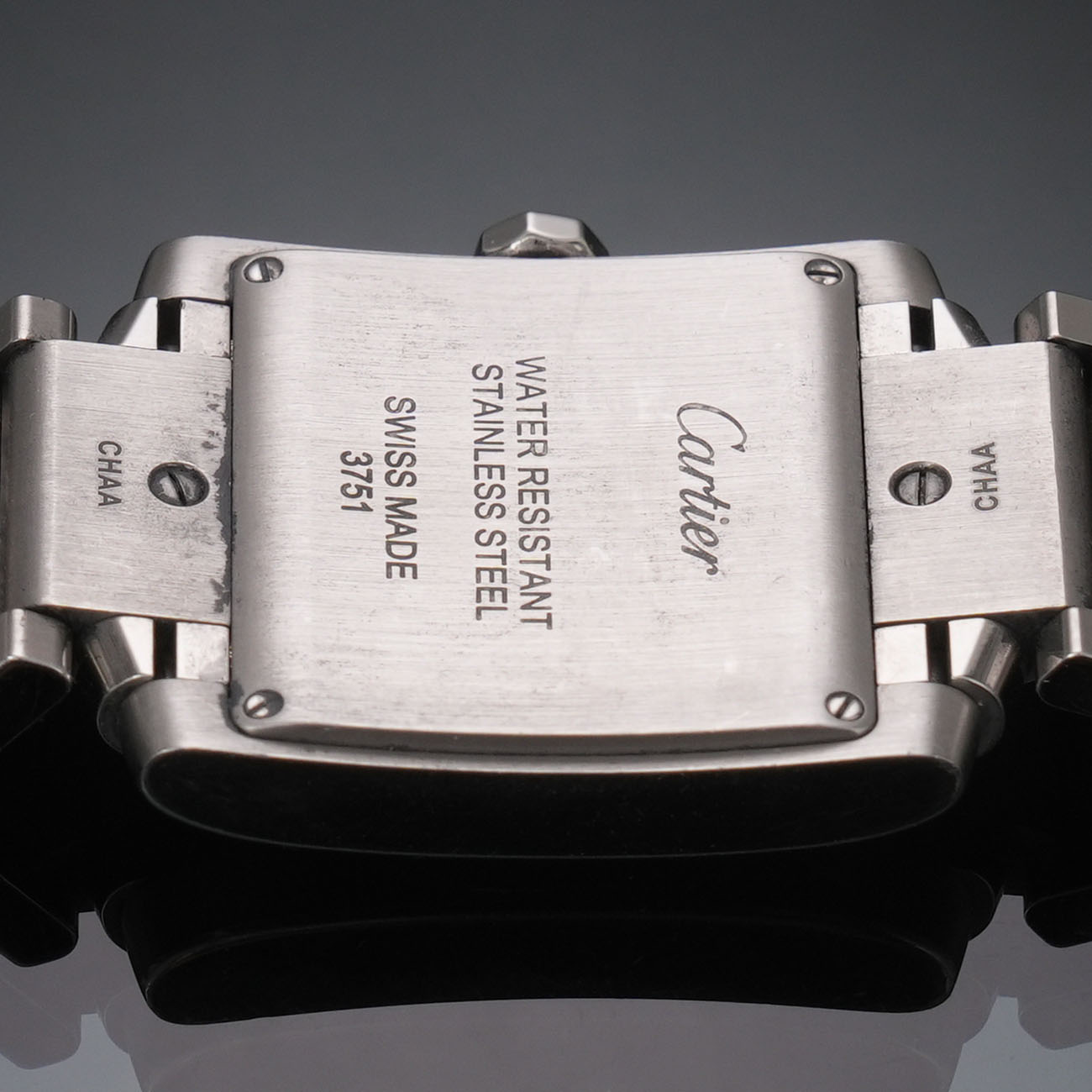 CARTIER(USED)까르띠에 탱크 프랑세즈 미듐 WSTA0005