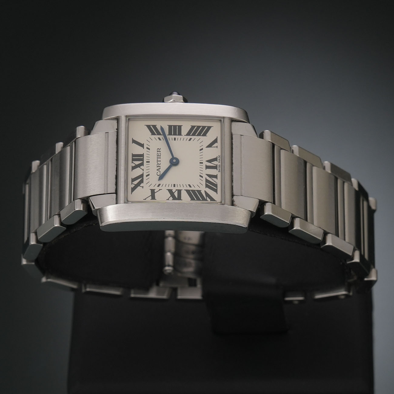 CARTIER(USED)까르띠에 탱크 프랑세즈 미듐 WSTA0005