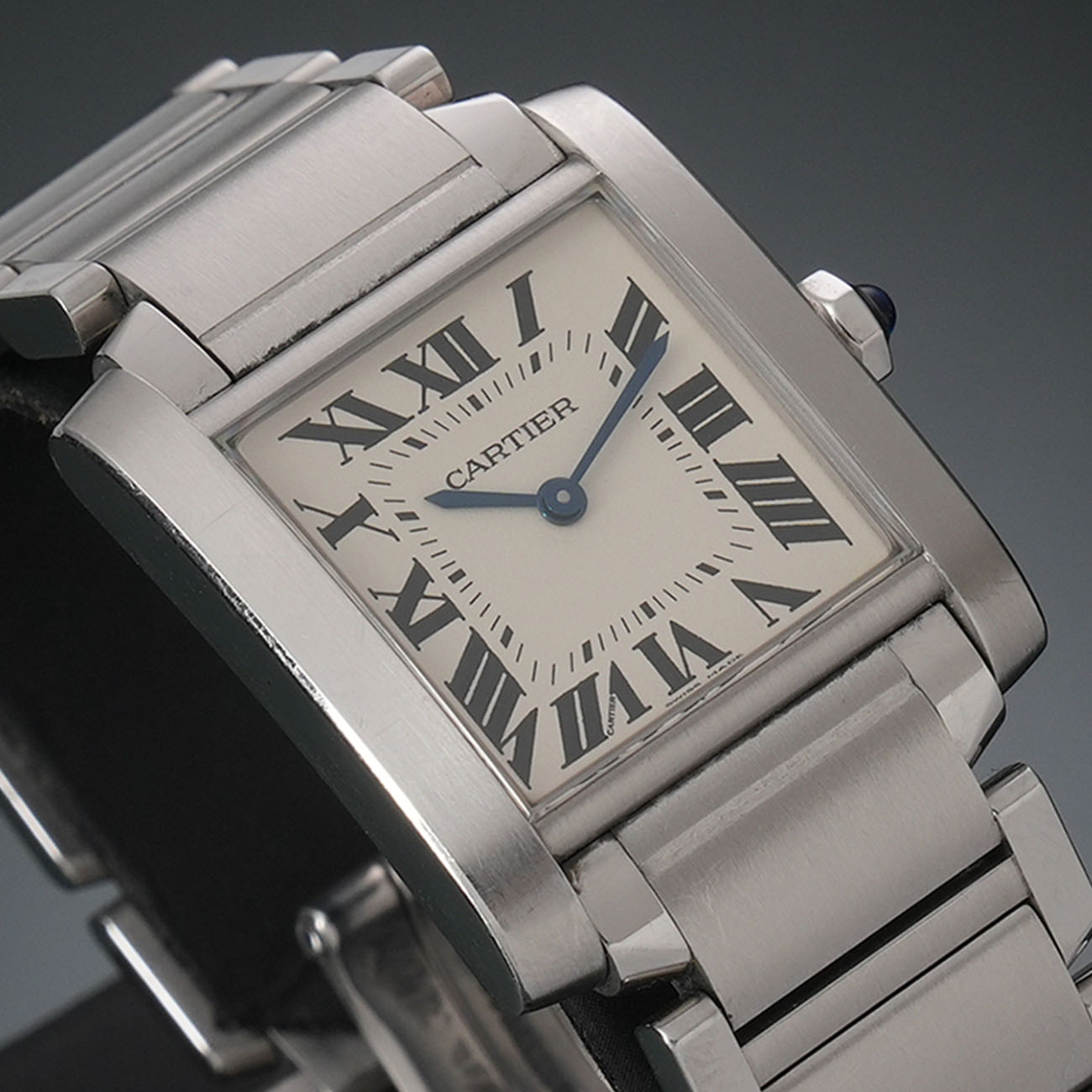 CARTIER(USED)까르띠에 탱크 프랑세즈 미듐 WSTA0005