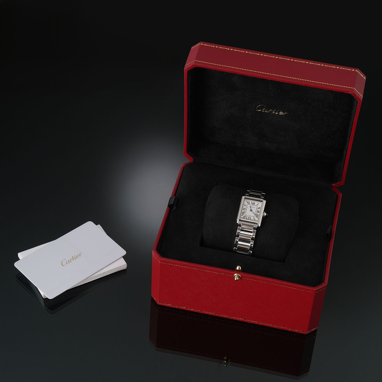 CARTIER(USED)까르띠에 탱크 머스트 스몰 스틸 WSTA0051