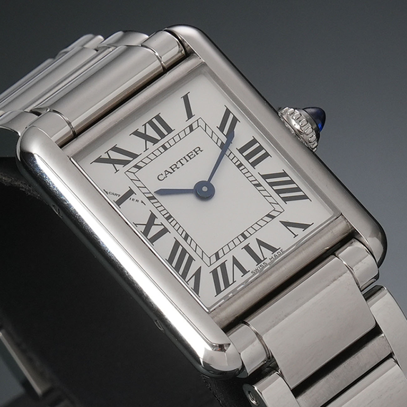 CARTIER(USED)까르띠에 탱크 머스트 스몰 스틸 WSTA0051