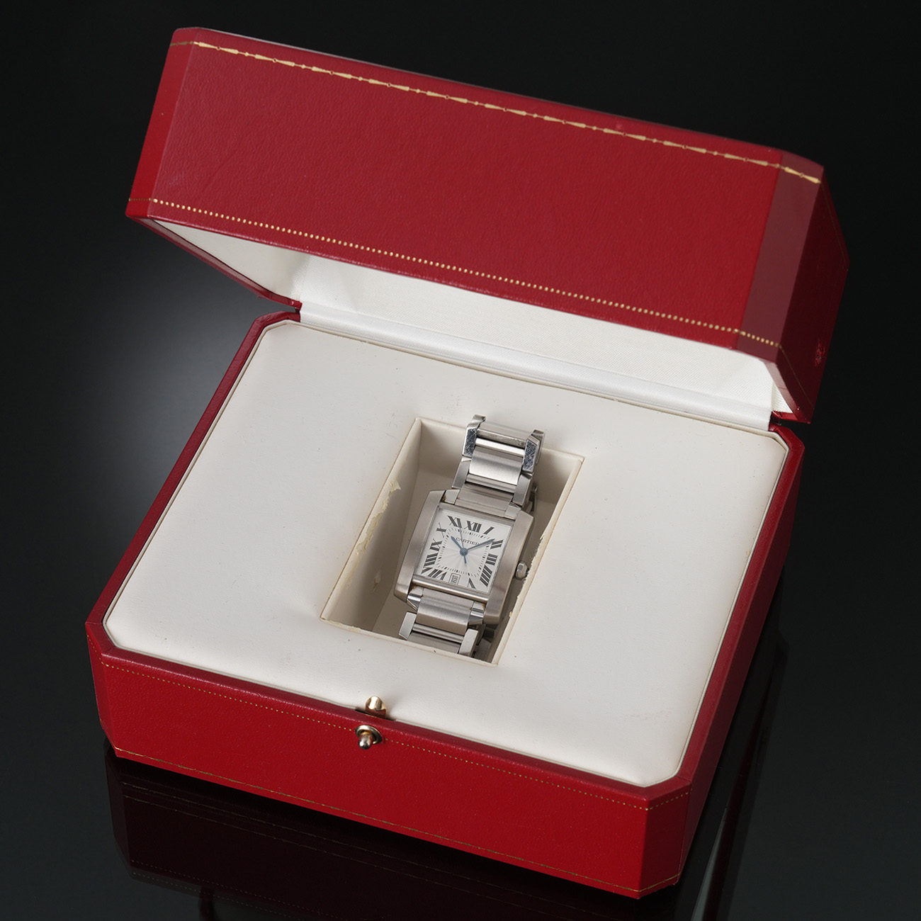 CARTIER(USED)까르띠에 W51002Q3 탱크 프랑세즈 라지