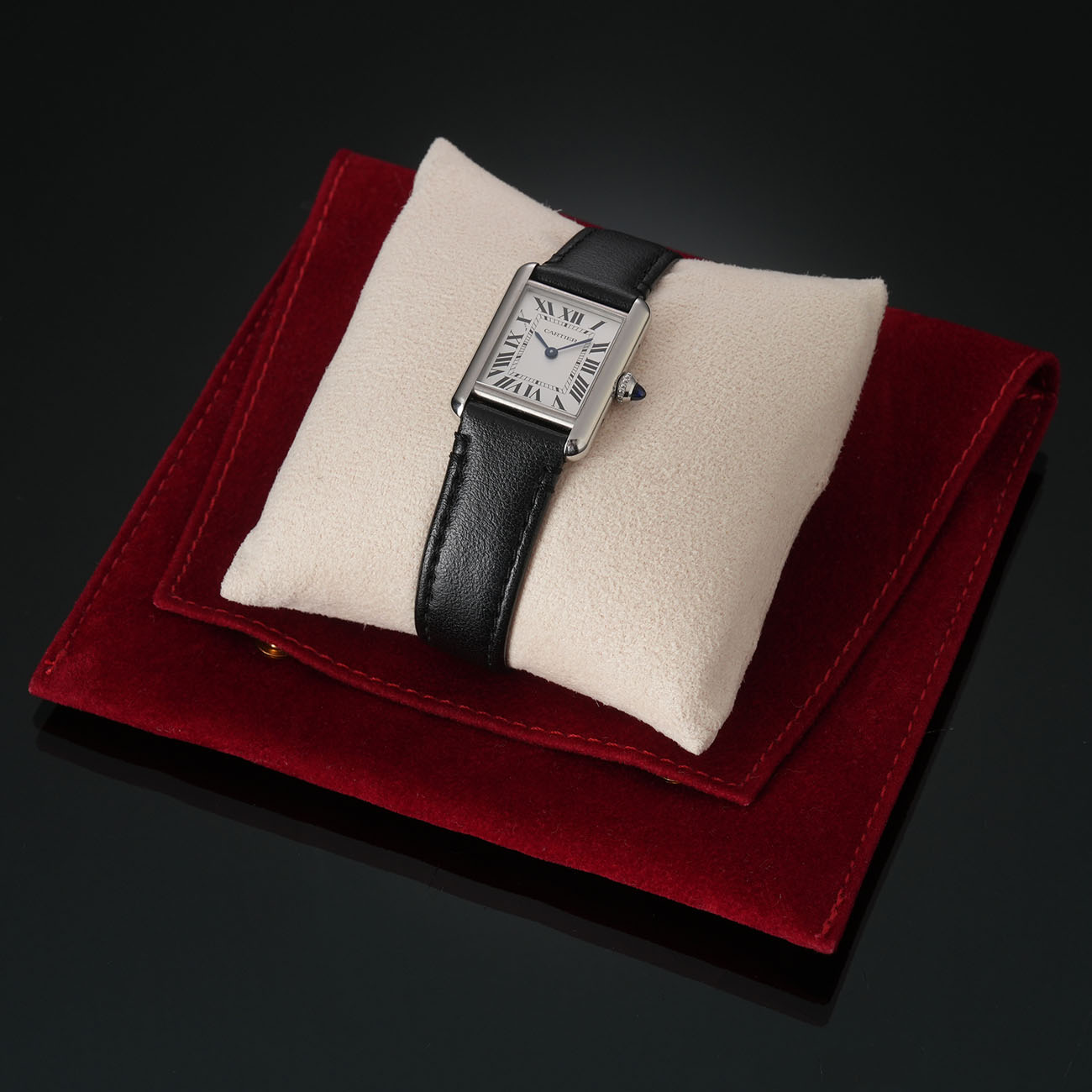 CARTIER(USED)까르띠에 WSTA0060 탱크 머스트 스몰 솔라비트