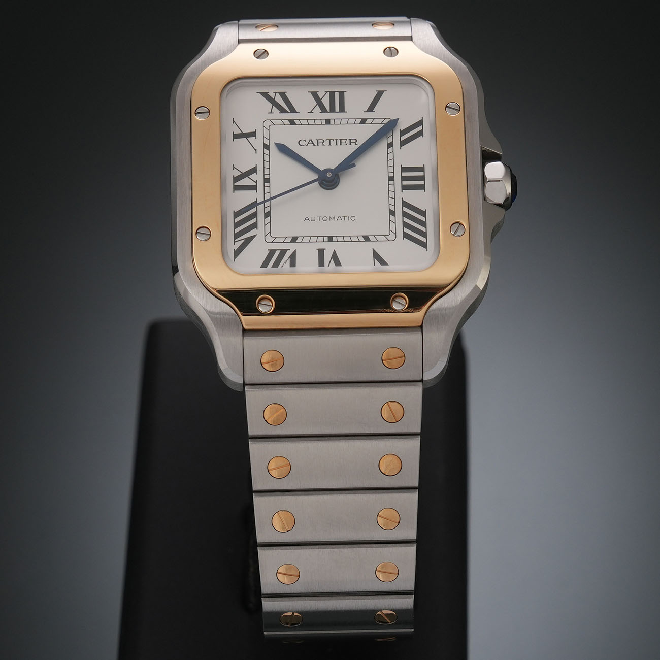 CARTIER(USED)까르띠에 산토스 미듐 콤비 W2SA0016
