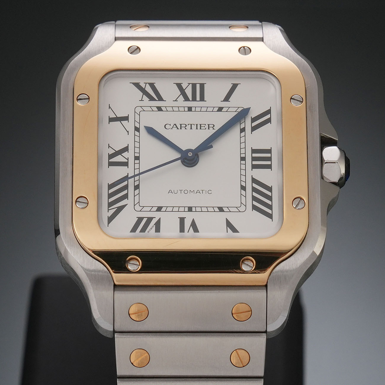 CARTIER(USED)까르띠에 산토스 미듐 콤비 W2SA0016