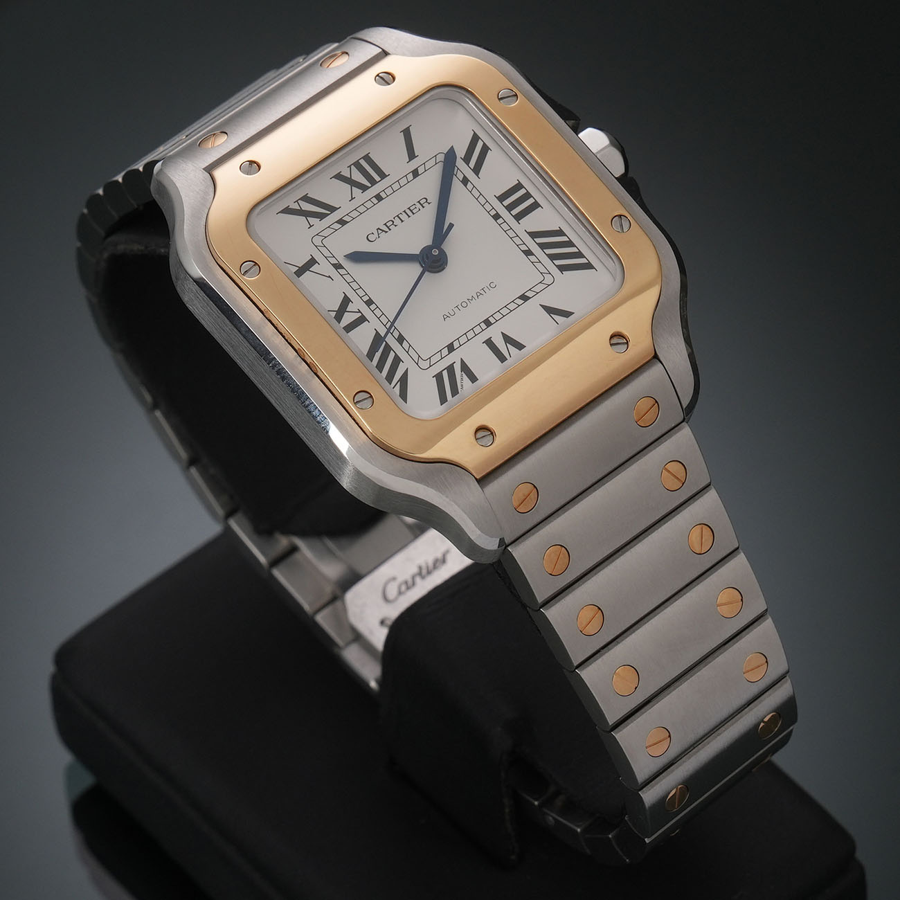 CARTIER(USED)까르띠에 산토스 미듐 콤비 W2SA0016