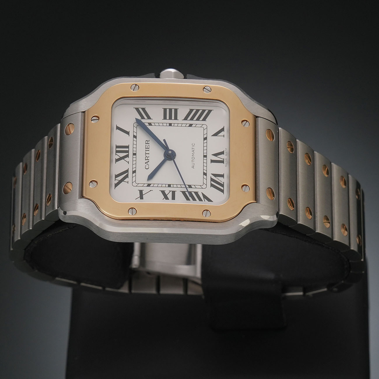 CARTIER(USED)까르띠에 산토스 미듐 콤비 W2SA0016