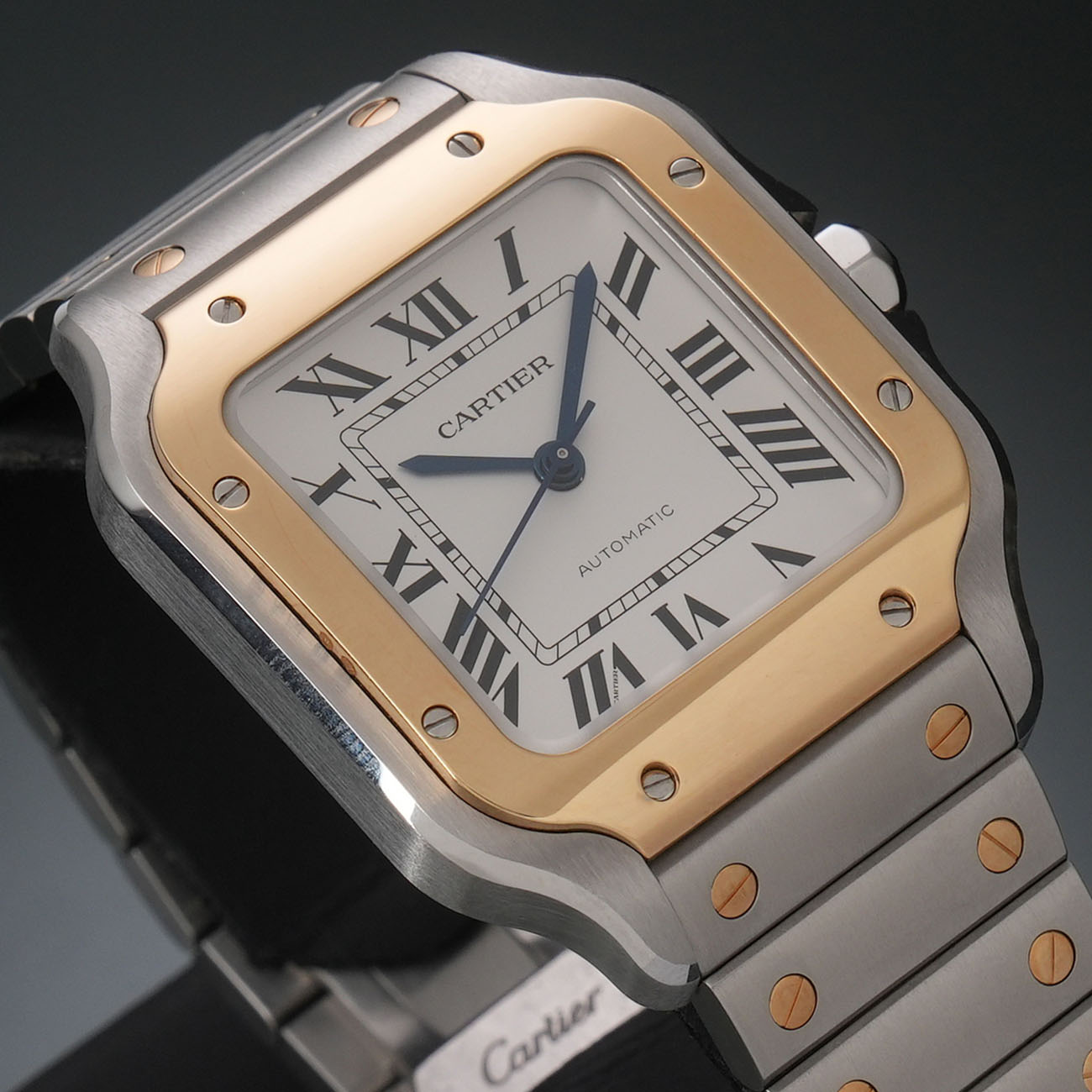 CARTIER(USED)까르띠에 산토스 미듐 콤비 W2SA0016