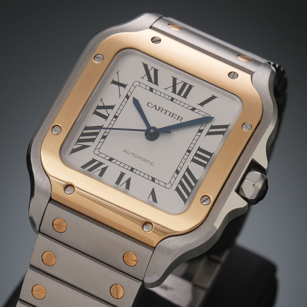 CARTIER(USED)까르띠에 산토스 미듐 콤비 W2SA0016
