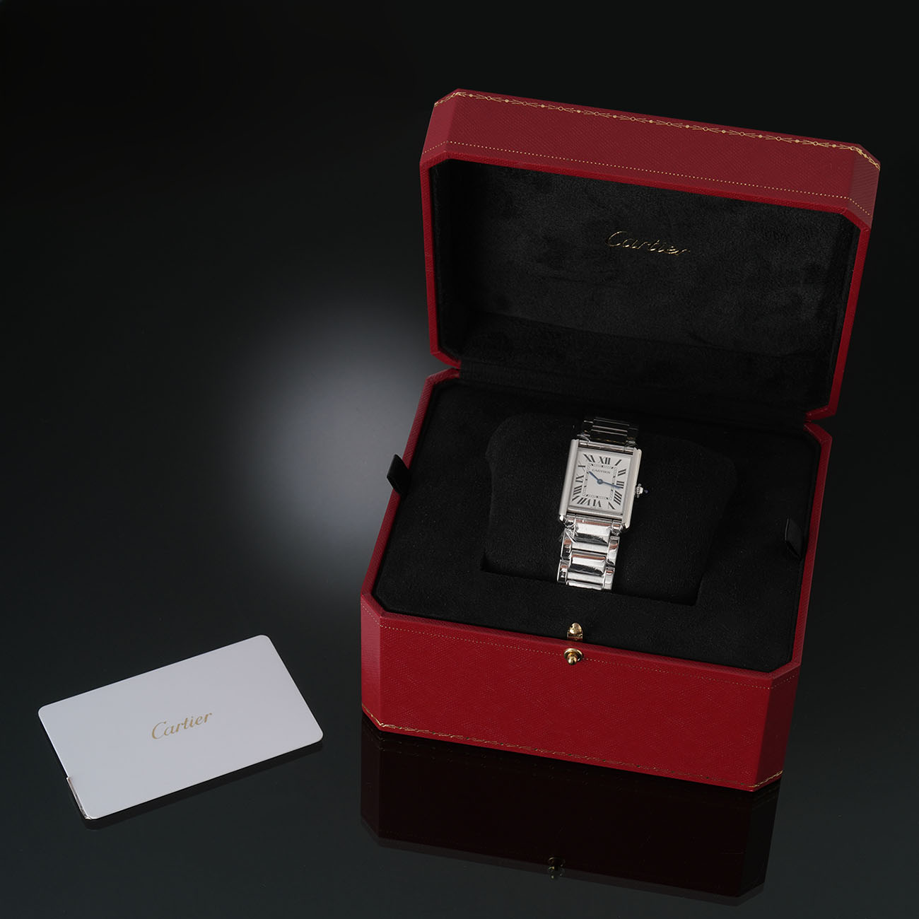 CARTIER(USED)까르띠에 탱크 머스트 라지 스틸 WSTA0052