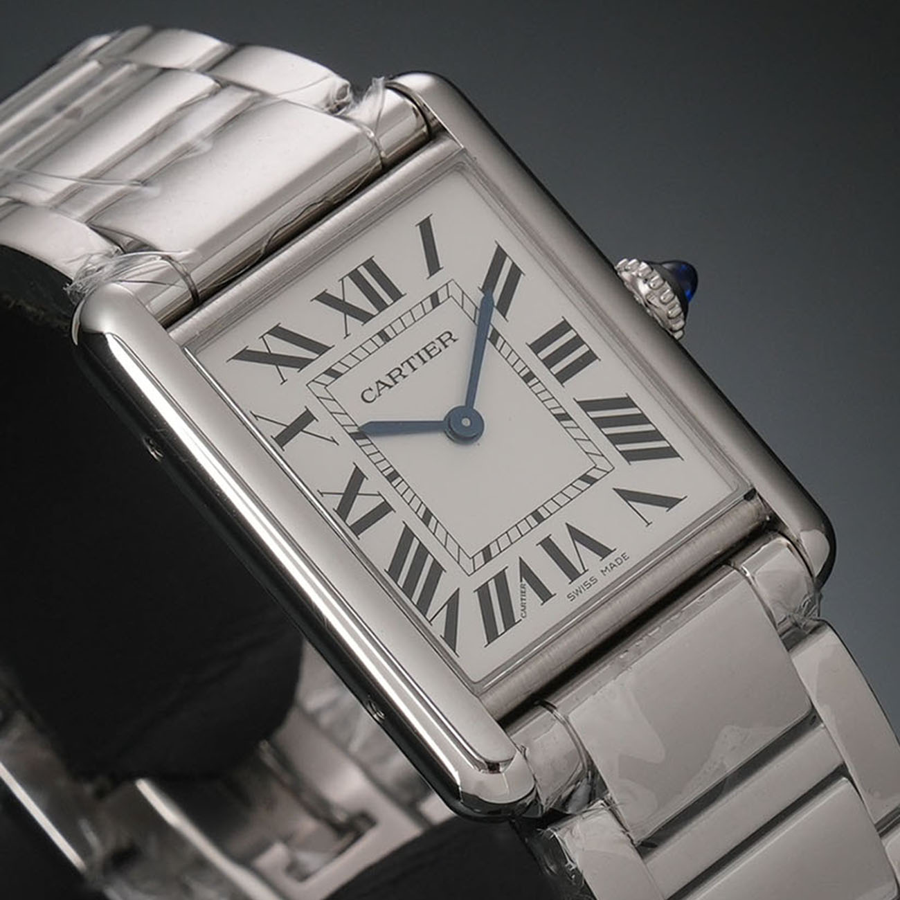 CARTIER(USED)까르띠에 탱크 머스트 라지 스틸 WSTA0052