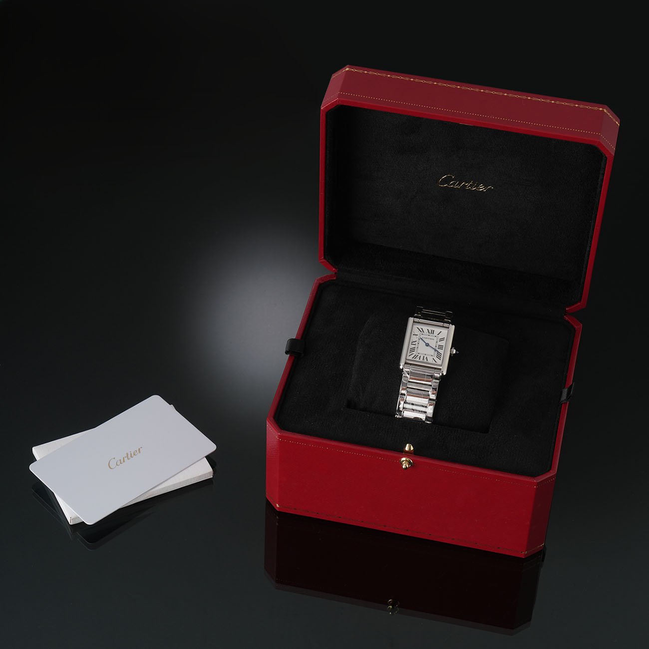 CARTIER(USED)까르띠에 탱크 머스트 라지 스틸 WSTA0106