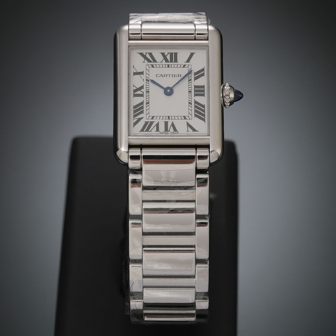 CARTIER(USED)까르띠에 탱크 머스트 스몰 스틸 솔라비트 WSTA0091