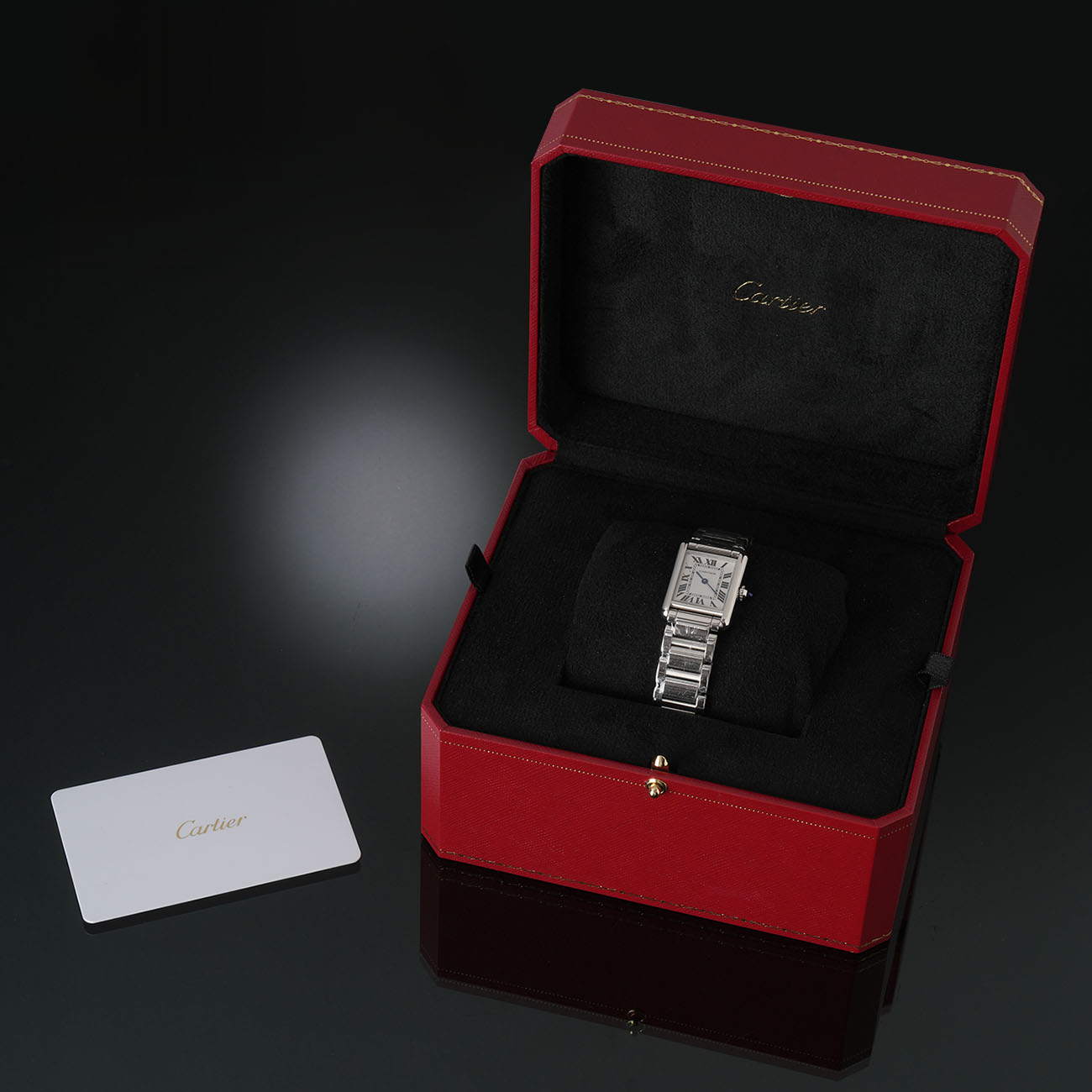 CARTIER(USED)까르띠에 탱크 머스트 스몰 스틸 솔라비트 WSTA0091