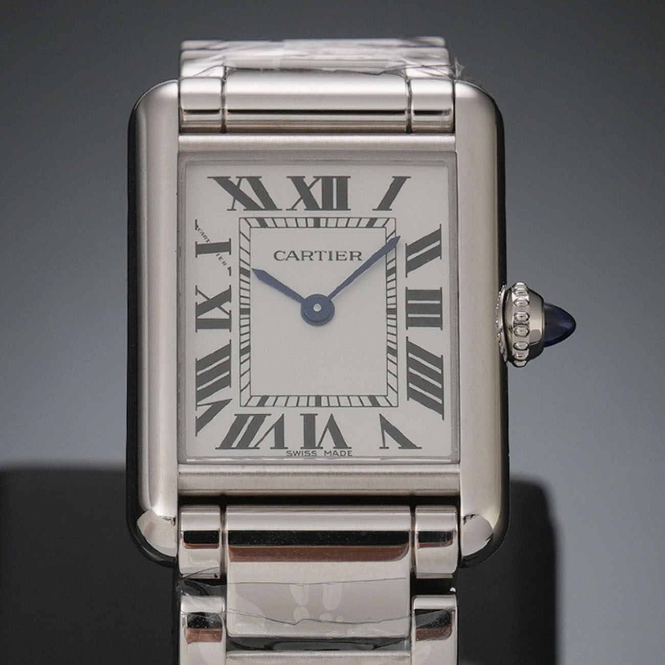 CARTIER(USED)까르띠에 탱크 머스트 스몰 스틸 솔라비트 WSTA0091