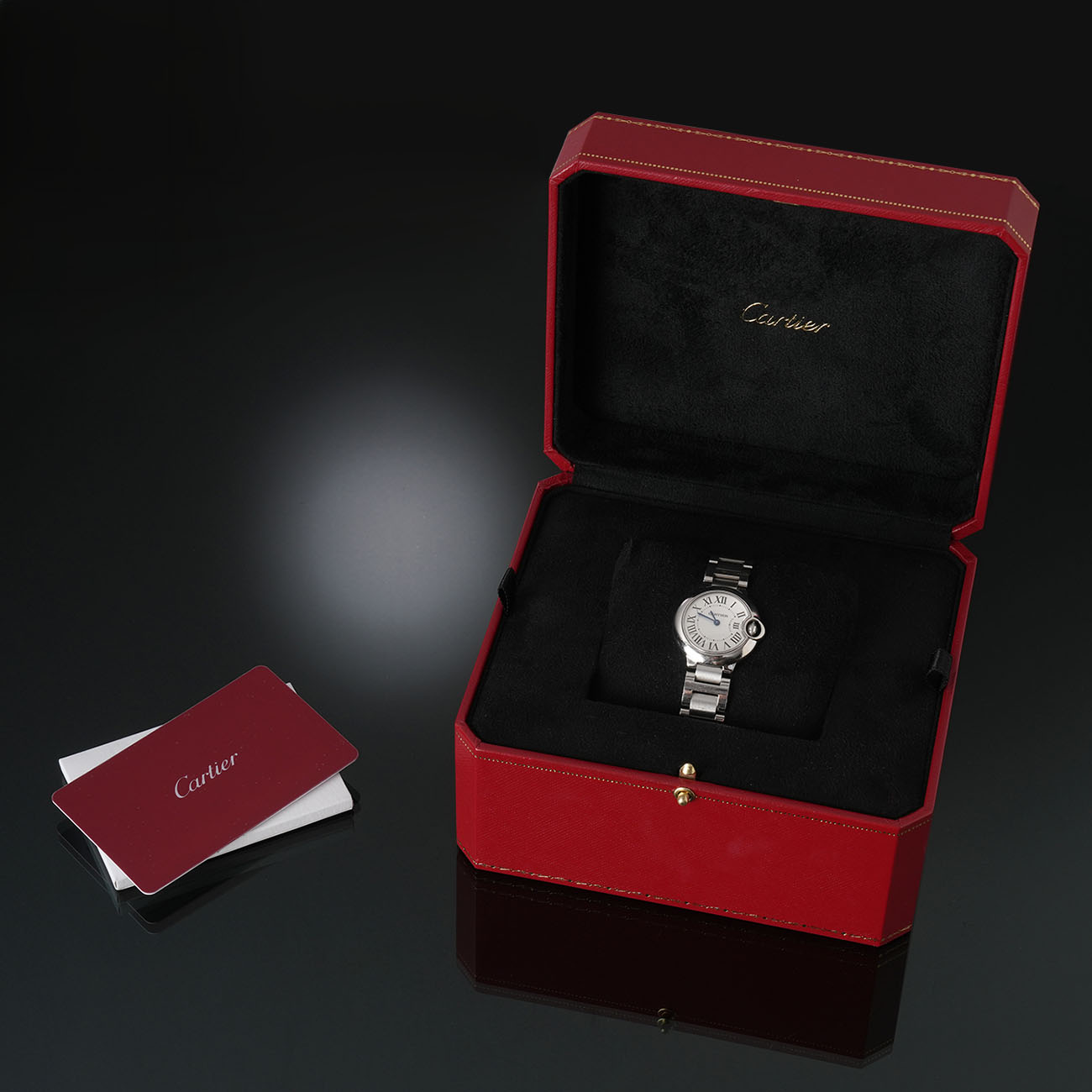 CARTIER(USED)까르띠에 W69010Z4 발롱블루 28mm 쿼츠