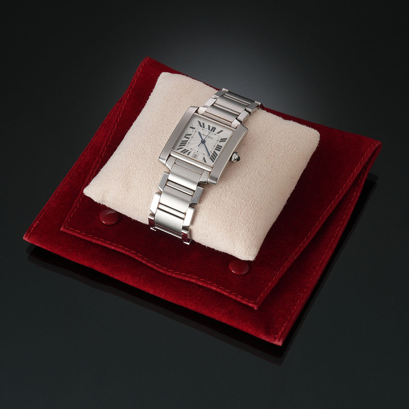 CARTIER(USED)까르띠에 탱크 프랑세즈 라지 W51002Q3