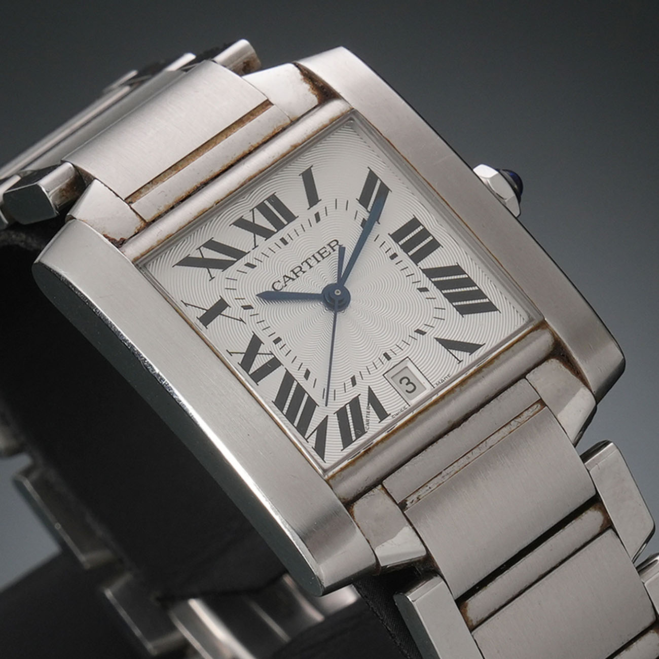 CARTIER(USED)까르띠에 탱크 프랑세즈 라지 W51002Q3