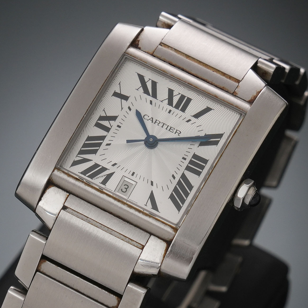 CARTIER(USED)까르띠에 탱크 프랑세즈 라지 W51002Q3