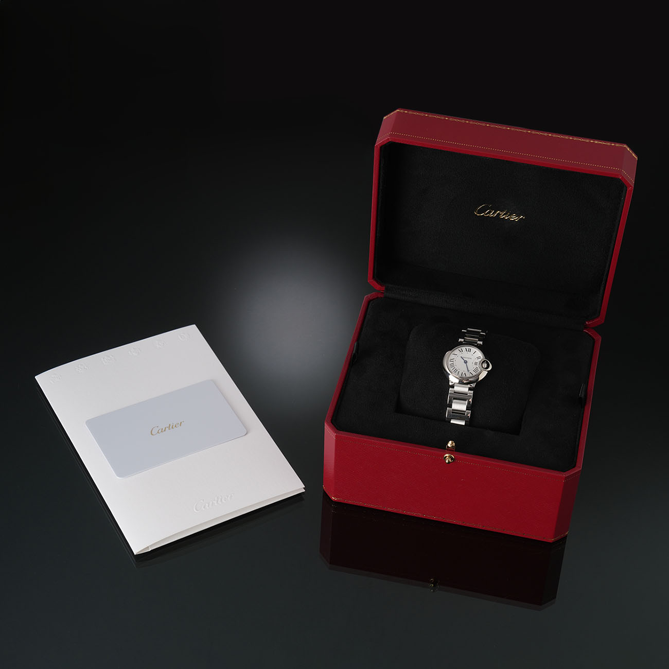 CARTIER(USED)까르띠에 발롱블루 스틸 28