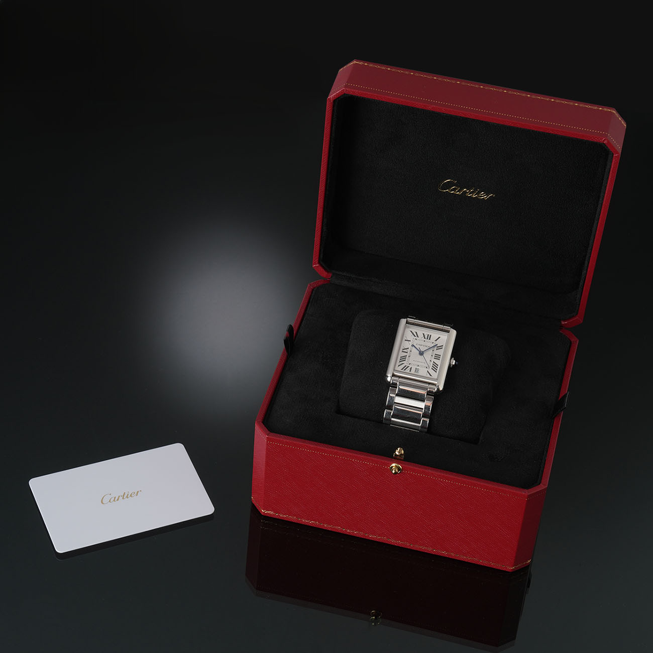 CARTIER(USED)까르띠에 탱크 머스트 XL 스틸 WSTA0053