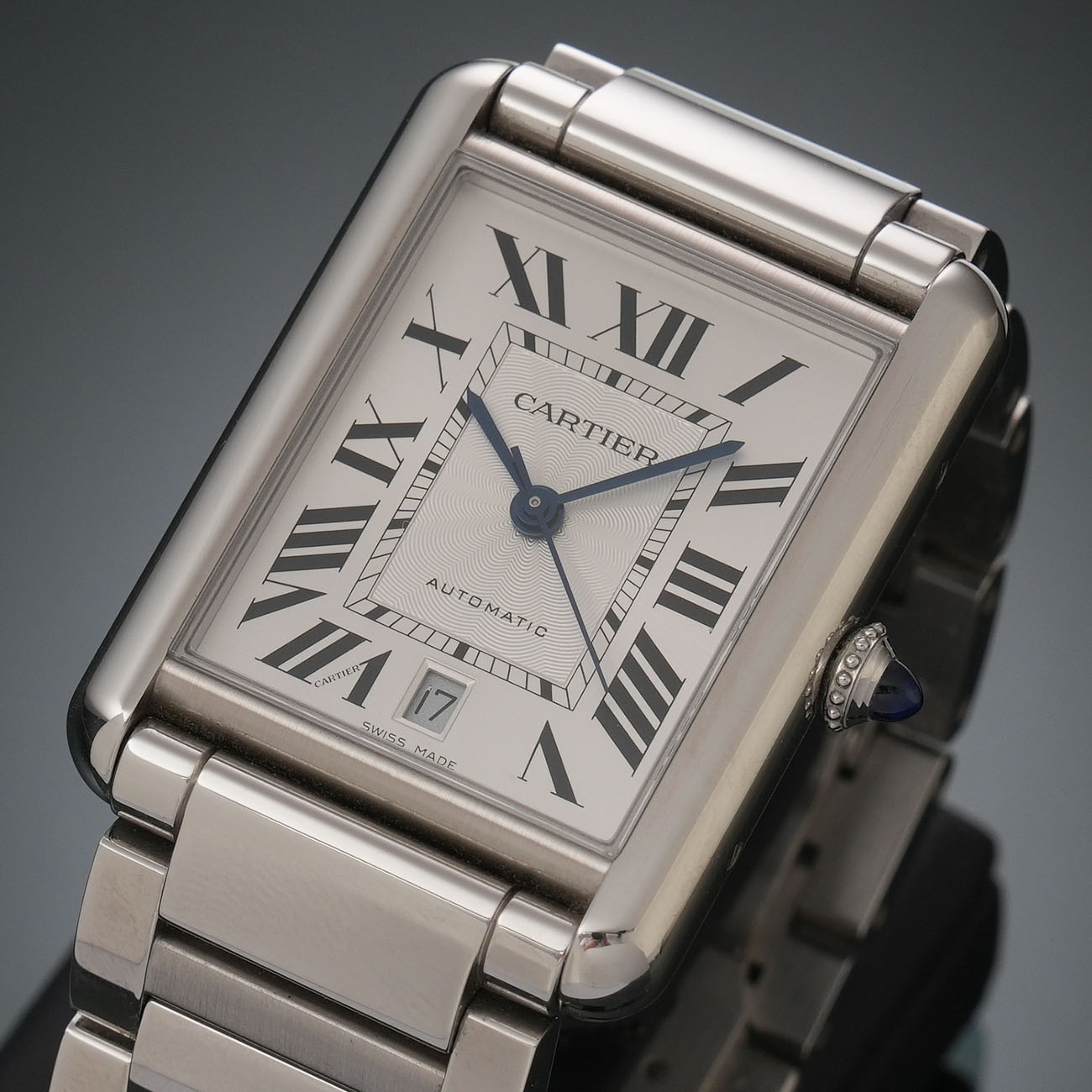 CARTIER(USED)까르띠에 탱크 머스트 XL 스틸 WSTA0053