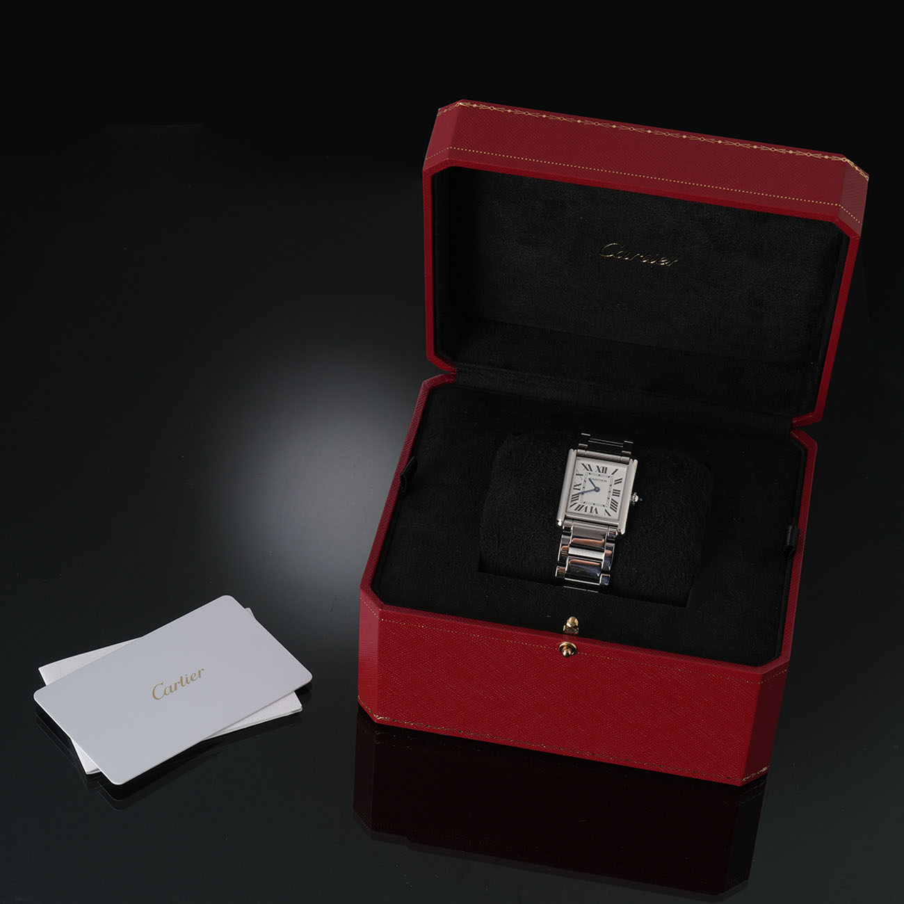 CARTIER(USED)까르띠에 탱크 머스트 라지 스틸 WSTA0052