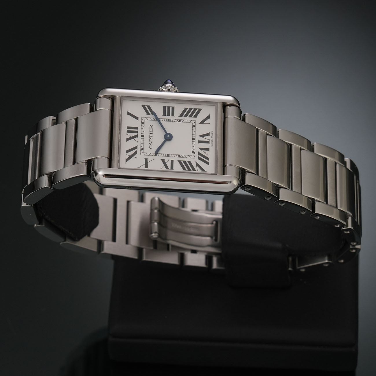 CARTIER(USED)까르띠에 탱크 머스트 라지 스틸 WSTA0052