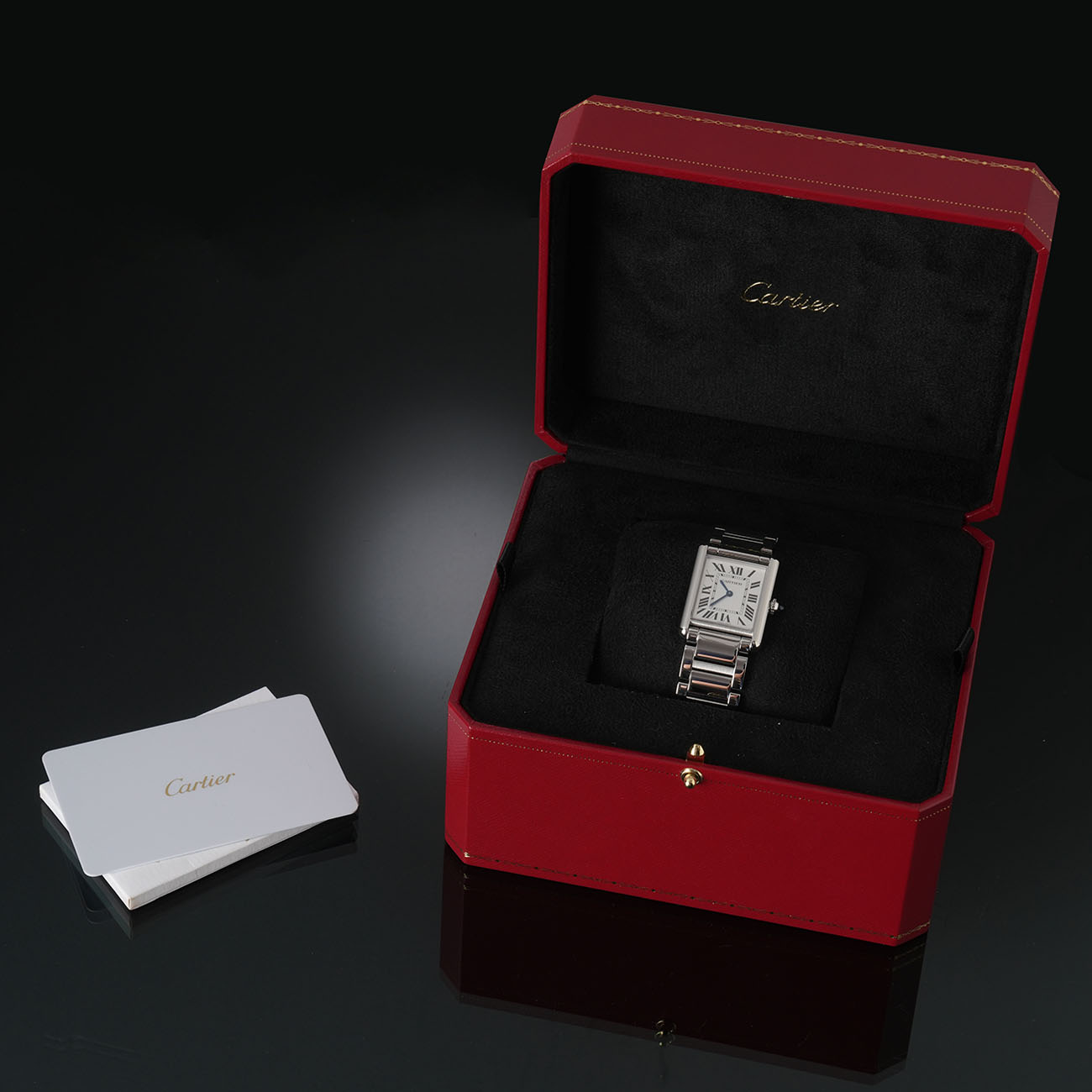 CARTIER(USED)까르띠에 탱크 머스트 라지 스틸 WSTA0052