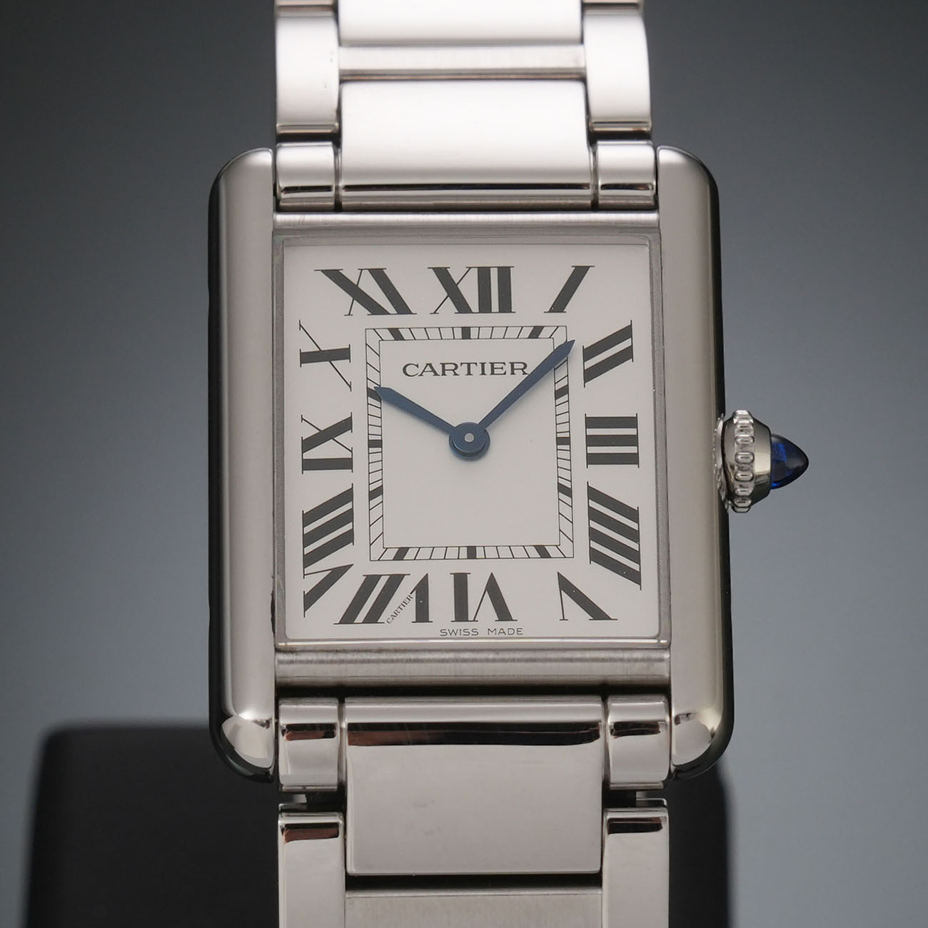 CARTIER(USED)까르띠에 탱크 머스트 라지 스틸 WSTA0052