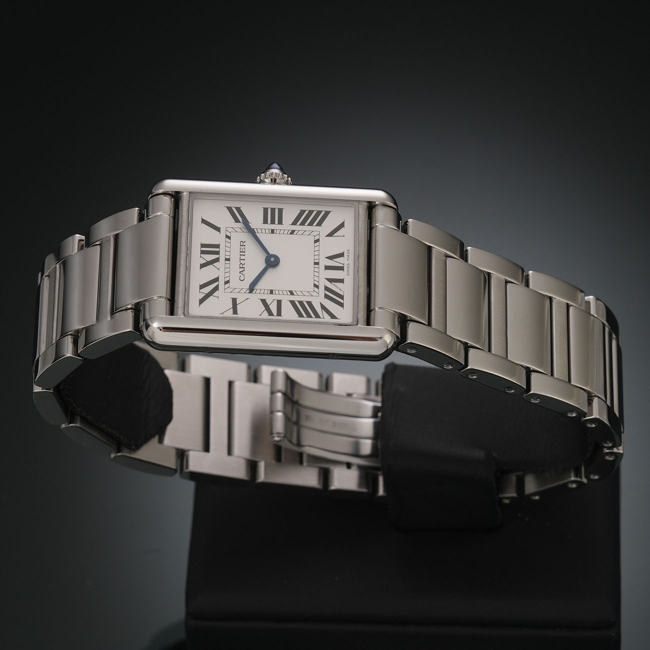 CARTIER(USED)까르띠에 탱크 머스트 라지 스틸 WSTA0052