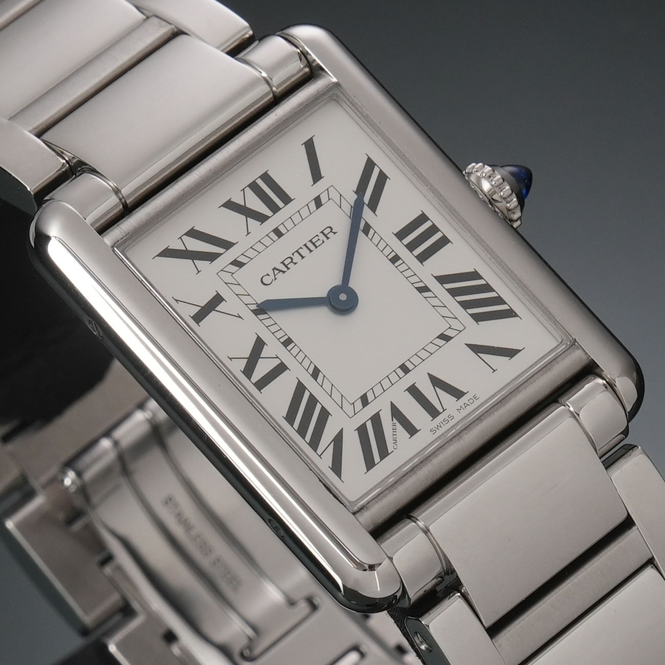 CARTIER(USED)까르띠에 탱크 머스트 라지 스틸 WSTA0052