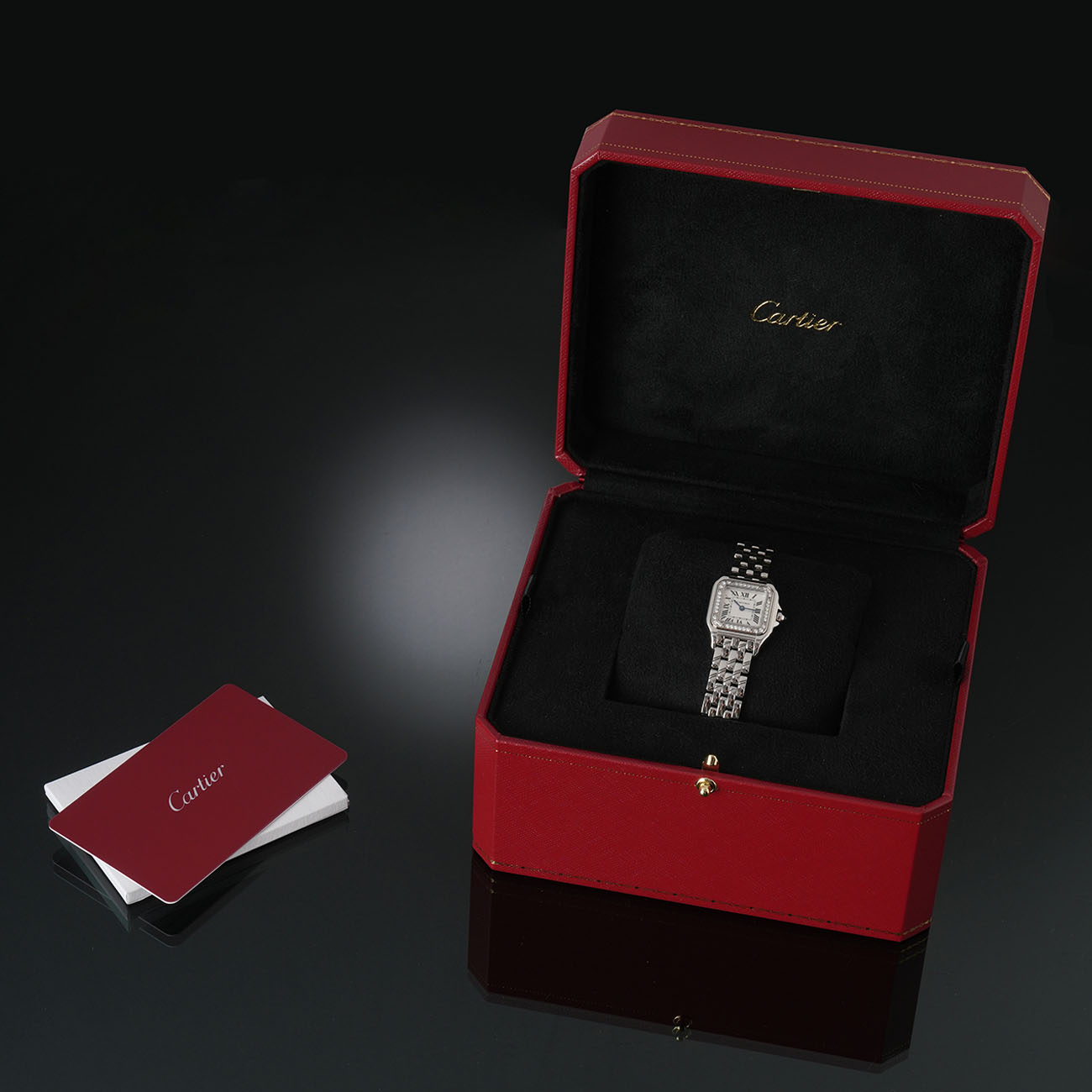 CARTIER(USED)까르띠에 팬더 스몰 스틸 W4PN0007