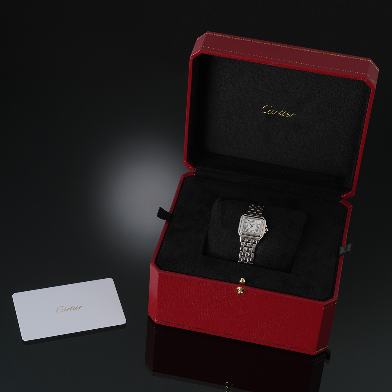 CARTIER(USED)까르띠에 팬더 드 까르띠에 쿼츠 스틸 스몰