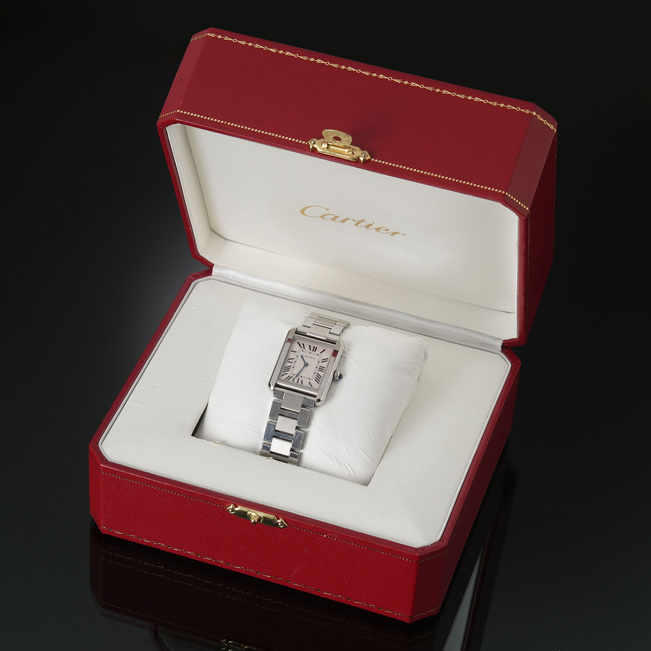 CARTIER(USED)까르띠에 탱크 솔로 스몰 W5200013