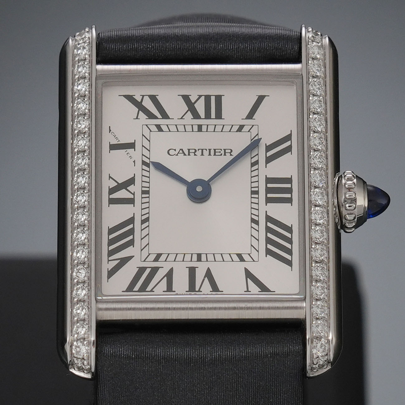 CARTIER(USED)까르띠에 탱크 머스트 스틸 스몰 다이아베젤