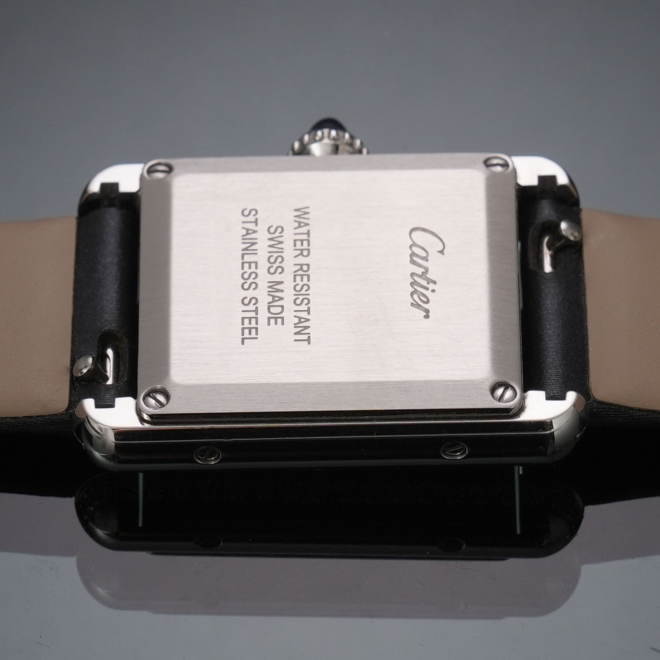 CARTIER(USED)까르띠에 탱크 머스트 스틸 스몰 다이아베젤