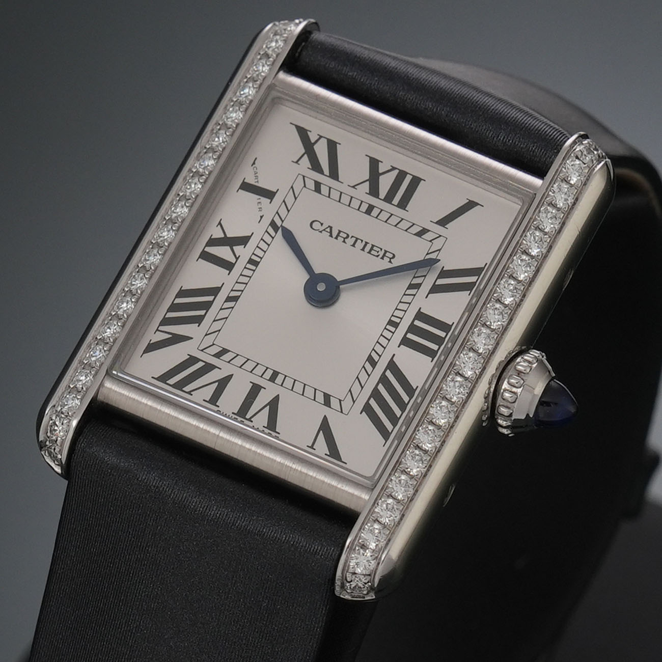 CARTIER(USED)까르띠에 탱크 머스트 스틸 스몰 다이아베젤
