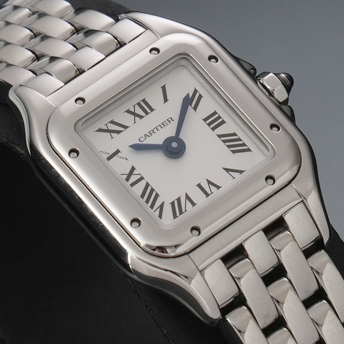 CARTIER(USED)까르띠애 팬더 드 까르띠에 미니 스틸 쿼츠