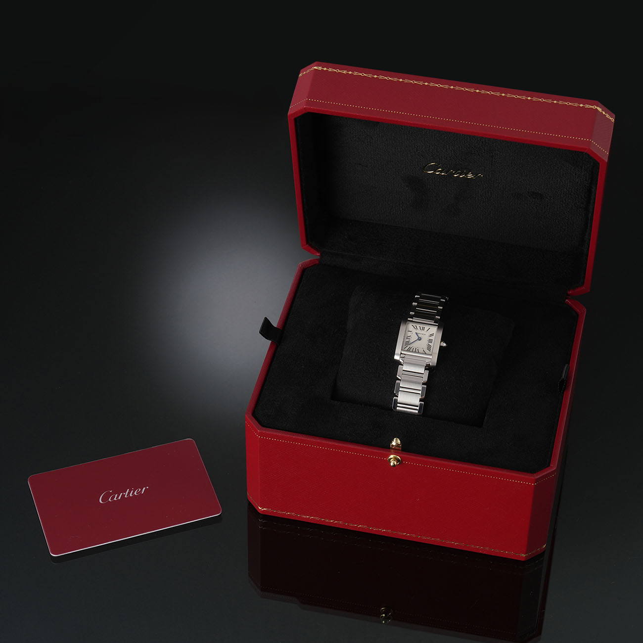 CARTIER(USED)까르띠에 탱크 프랑세즈 스틸 스몰