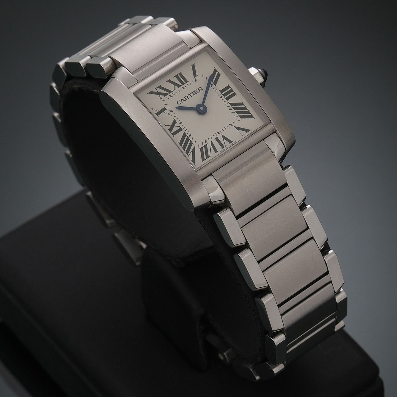 CARTIER(USED)까르띠에 탱크 프랑세즈 스틸 스몰
