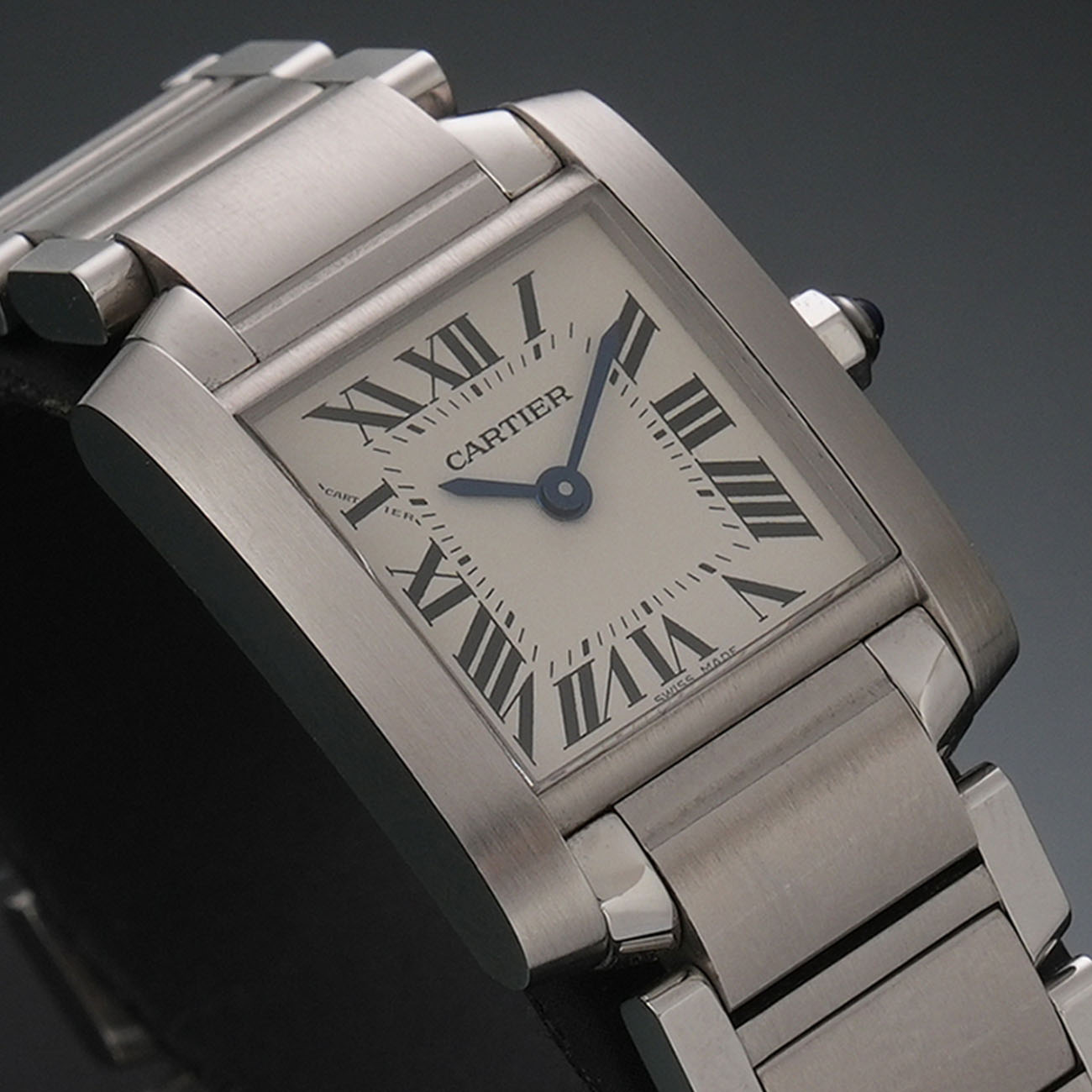 CARTIER(USED)까르띠에 탱크 프랑세즈 스틸 스몰