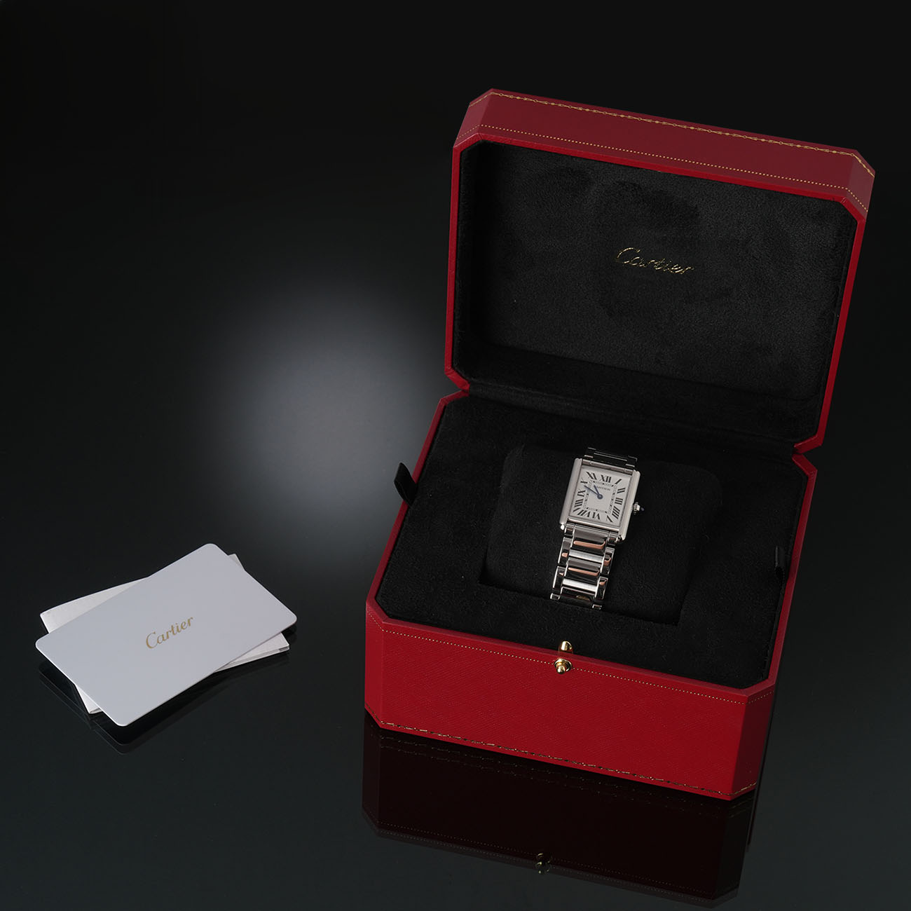 CARTIER(USED)까르띠에 탱크 머스트 스틸 라지 WSTA0052
