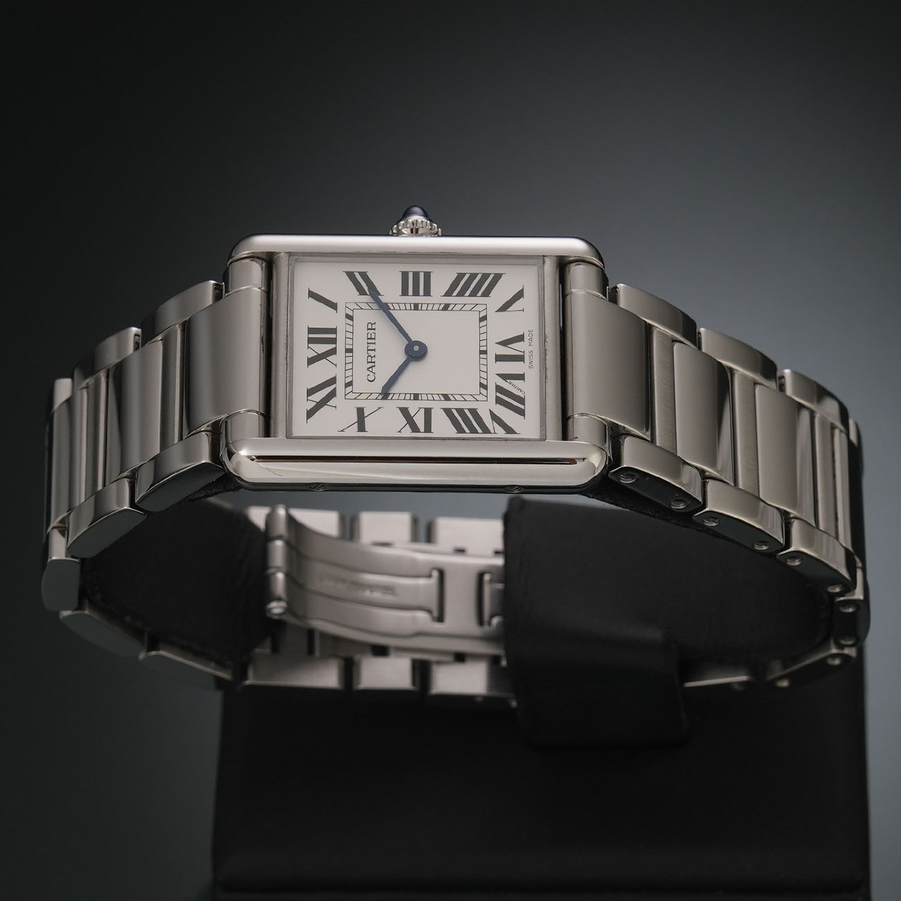 CARTIER(USED)까르띠에 탱크 머스트 스틸 라지 WSTA0052