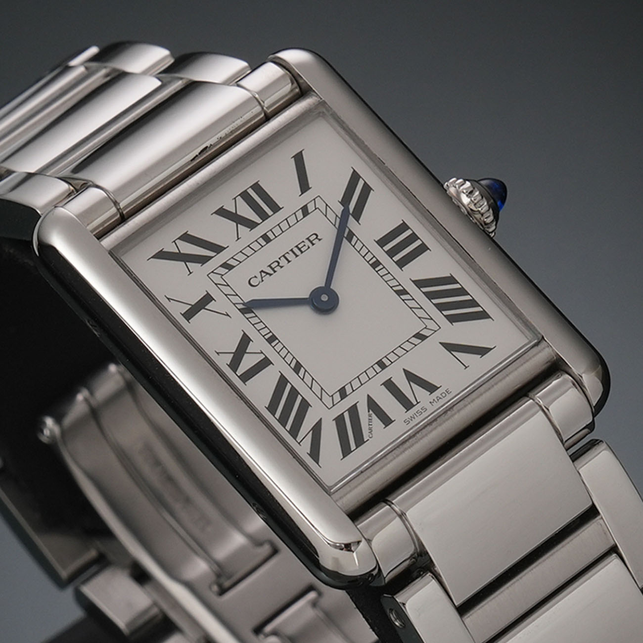 CARTIER(USED)까르띠에 탱크 머스트 스틸 라지 WSTA0052