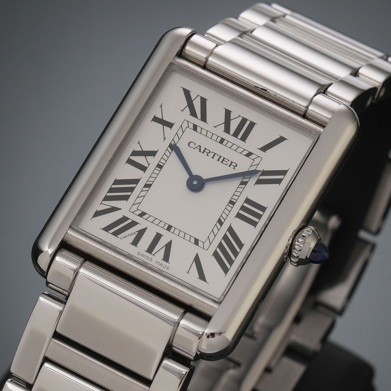 CARTIER(USED)까르띠에 탱크 머스트 스틸 라지 WSTA0052