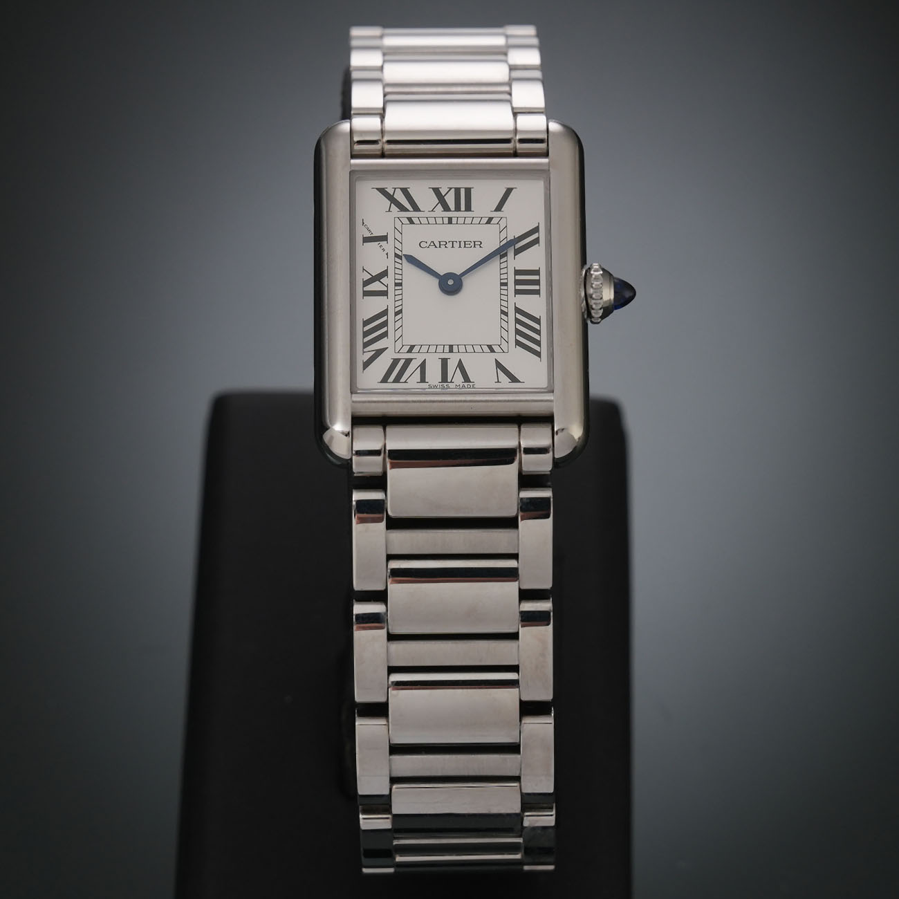 CARTIER(USED)까르띠에 탱크 머스트 스틸 스몰 WSTA0051