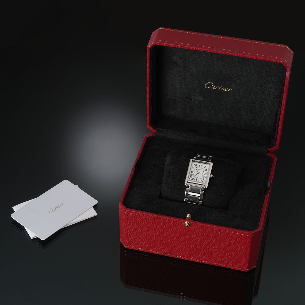CARTIER(USED)까르띠에 탱크 머스트 라지 스틸 WSTA0052