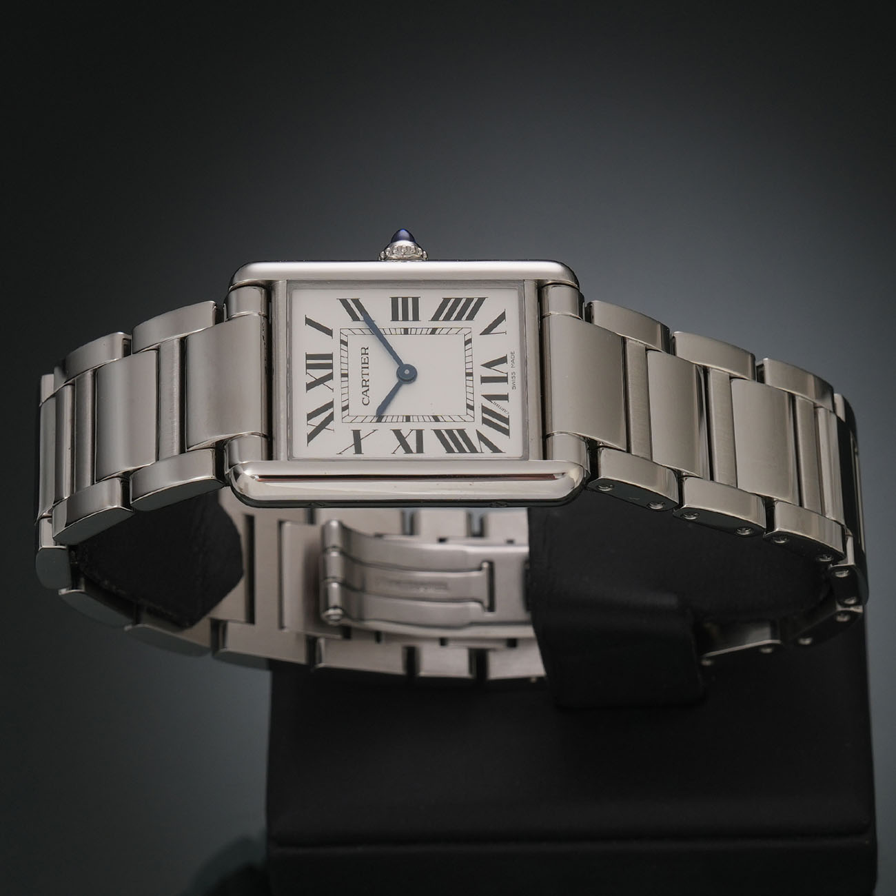 CARTIER(USED)까르띠에 탱크 머스트 라지 스틸 WSTA0052