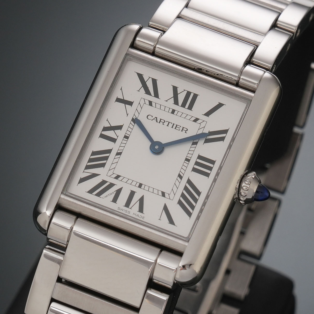 CARTIER(USED)까르띠에 탱크 머스트 라지 스틸 WSTA0052